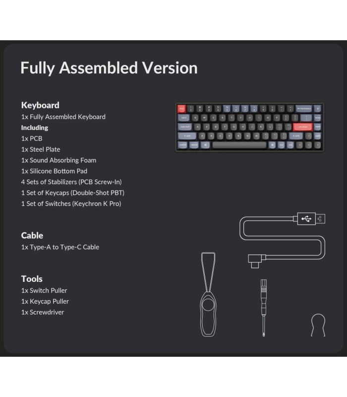 Keychron K6 Pro Red Switch RGB (US)