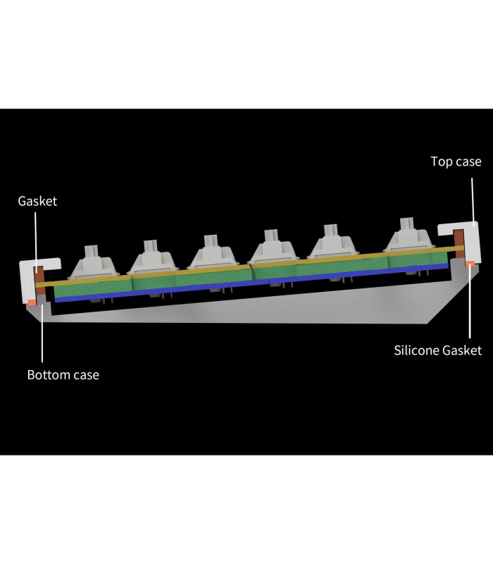 Keychron Q2 Pro Shell White Barebone w/Knob (ISO)