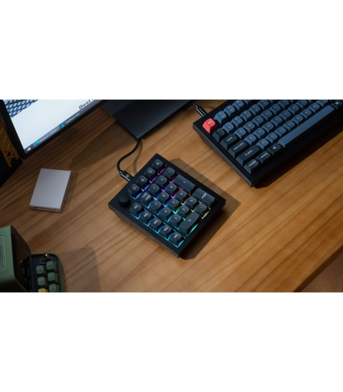 Keychron Q0 Plus Black QMK Brown Switch NumberPad 