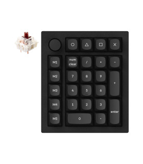 Keychron Q0 Plus Black QMK Brown Switch NumberPad 