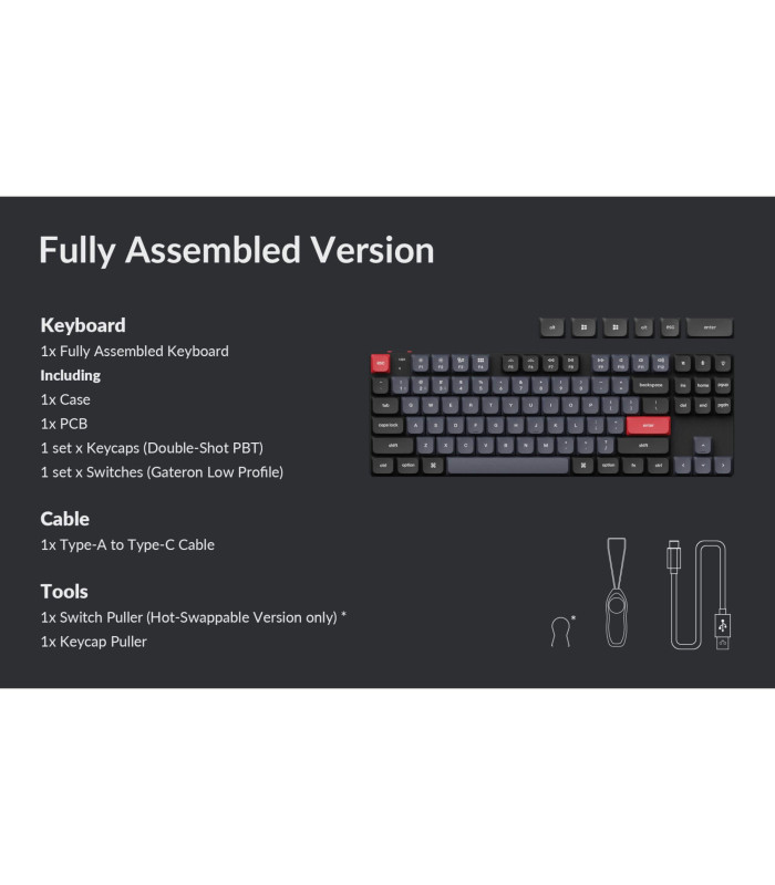 Keychron K1 Pro Red Switch RGB (US)