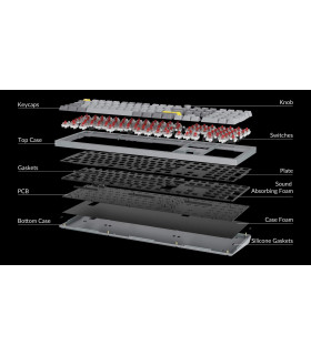 Keychron Q6 Purple QMK Brown Switch (US) w/Knob