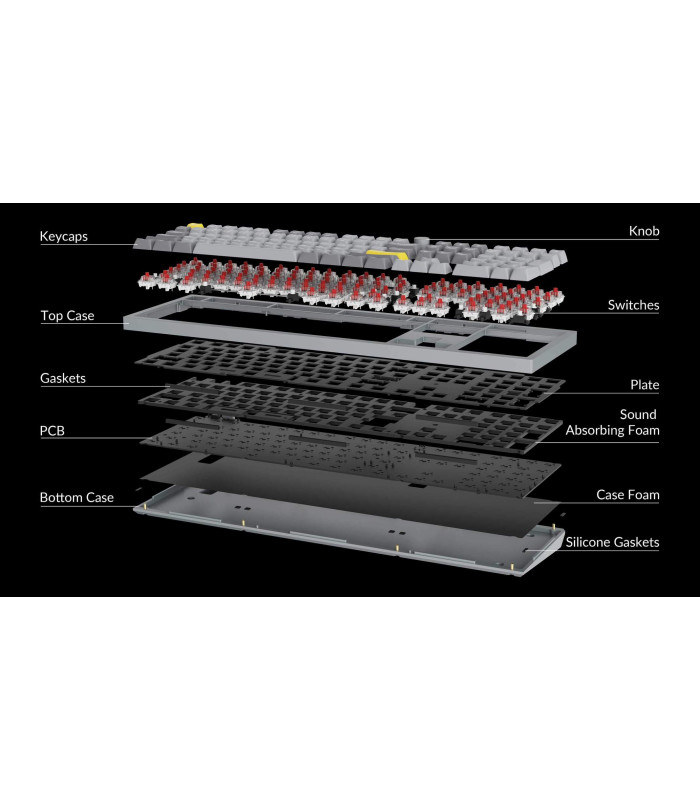 Keychron Q6 Purple QMK Brown Switch (US) w/Knob