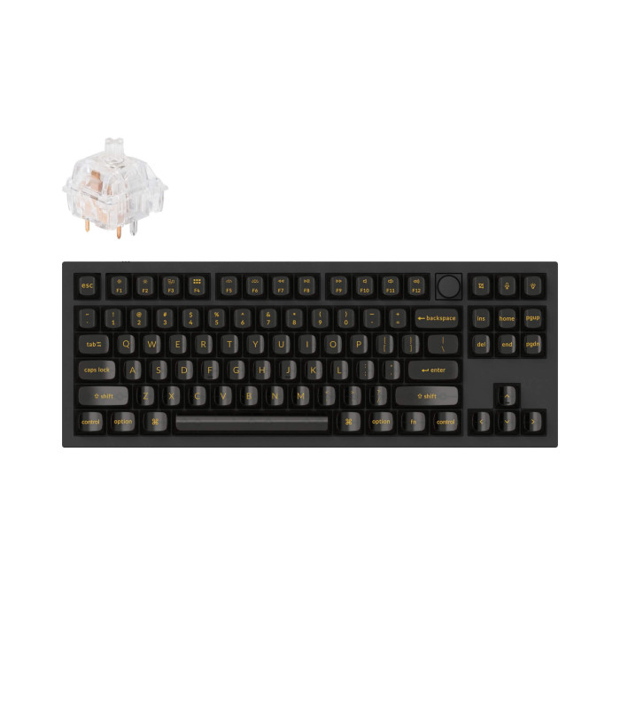 Keychron Q3 Transparent Clear Switch (US) w/Knob